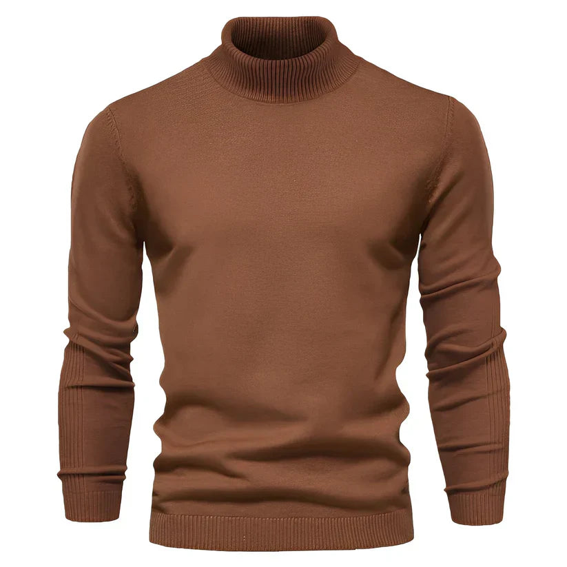 Col roulé homme coupe ajustée moderne