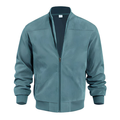 Blouson en cuir homme élégant en daim