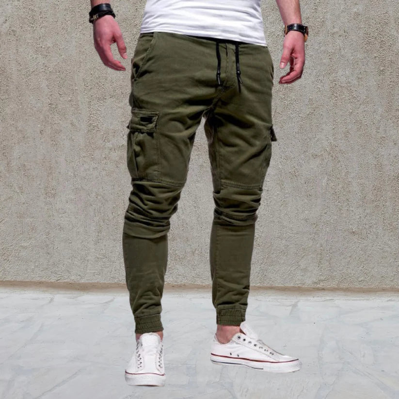 Pantalon cargo confortable pour homme avec plusieurs poches