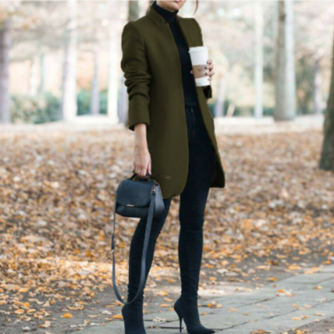 Élégant Manteau d'Hiver pour Femme Chic Intemporel