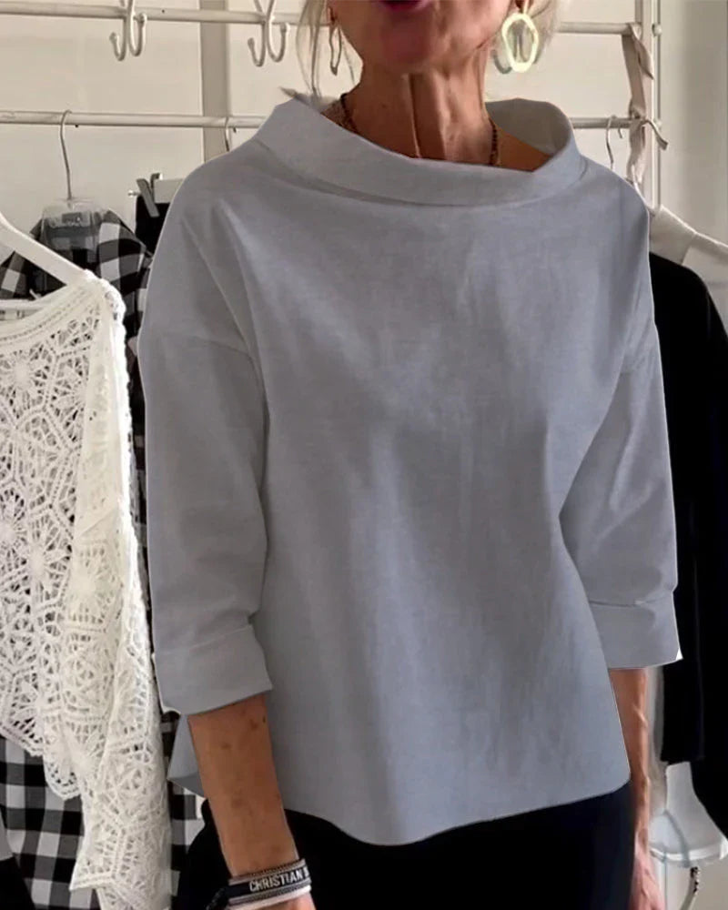 Haut élégant à motif floral pour femmes