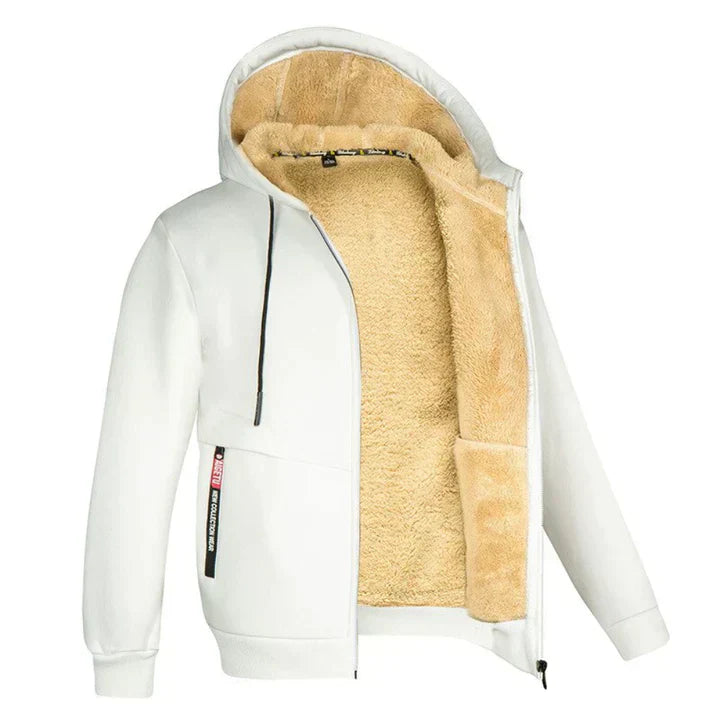 Sweat à capuche chaud doublé polaire pour femmes et hommes