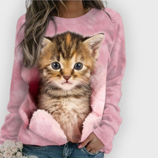 Kuschel Sweatshirt Weich Fleece - IdealeKleiden