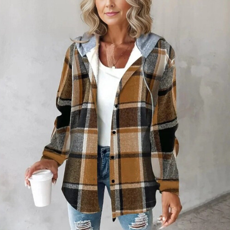 Cardigan stylé à capuche