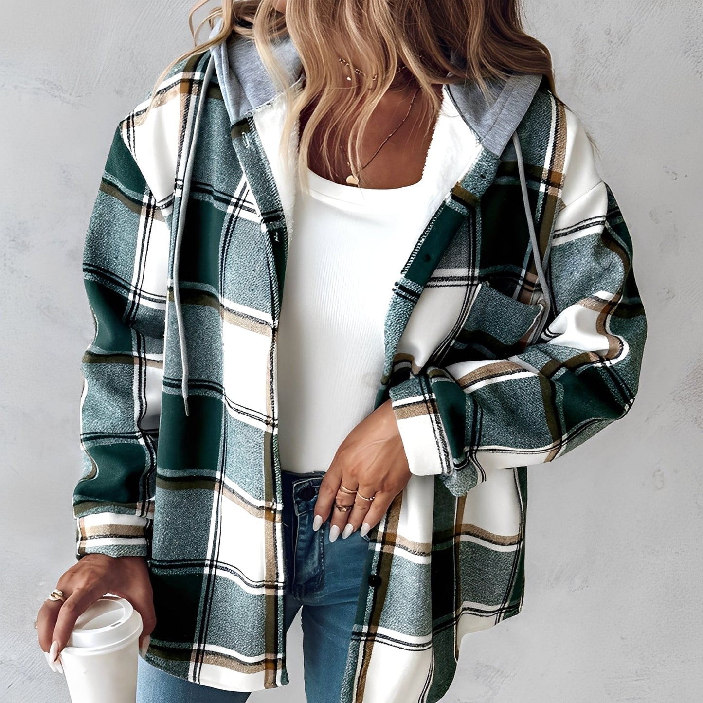 Kapuzenjacke Damen Warm Freizeit - IdealeKleiden