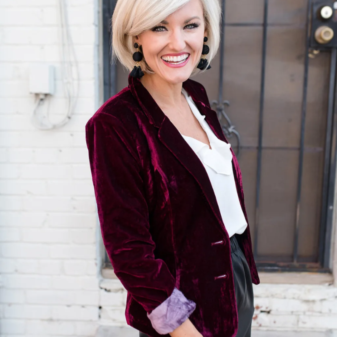 Blazer Femme Bureau Chic Polyvalent