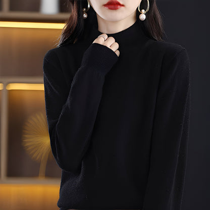 Pull en cachemire et laine douce pour femmes