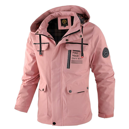 Veste d'extérieur imperméable et chaude pour homme