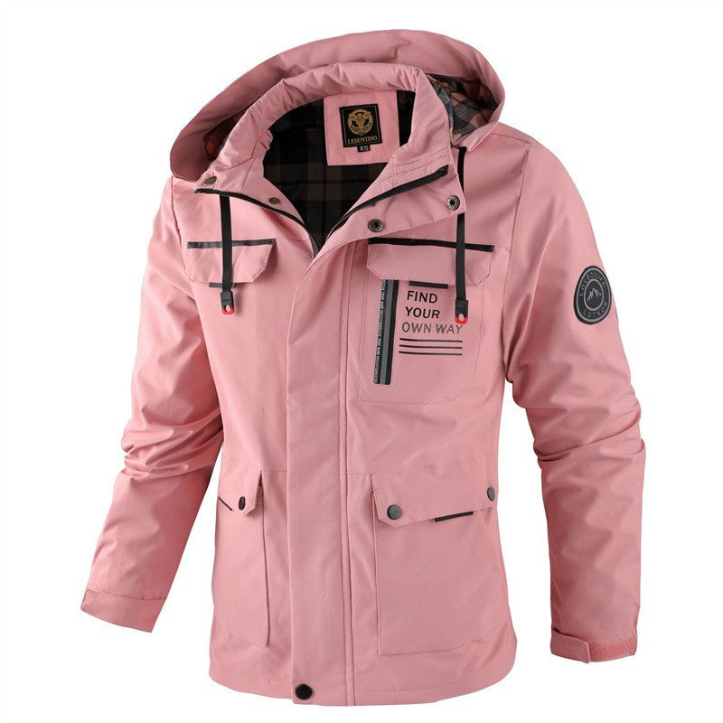Veste d'extérieur imperméable homme sportive