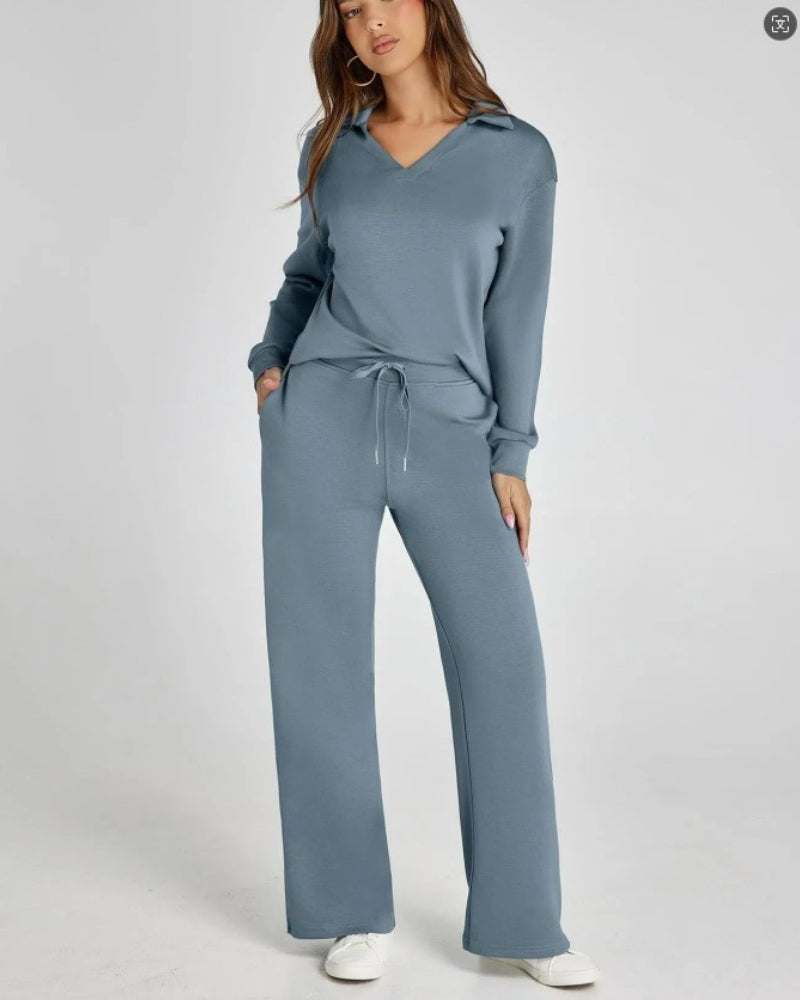 Ensemble Robe 2 Pièces Élégant Femme