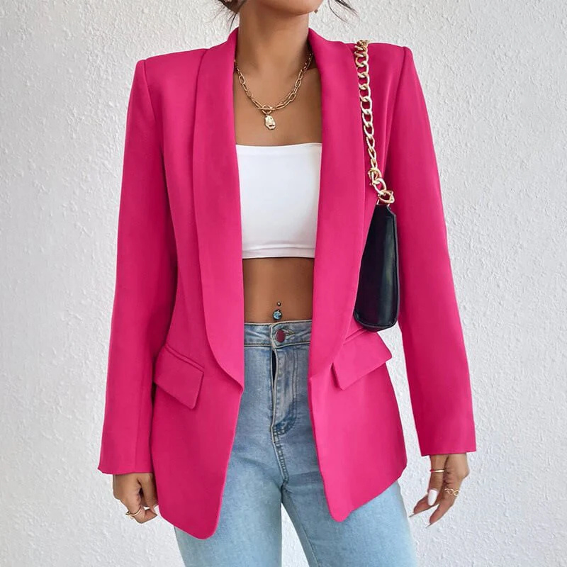 Blazer femme élégant à manches longues