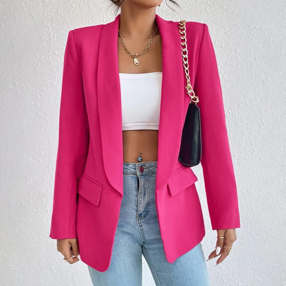 Blazer femme élégant à manches longues