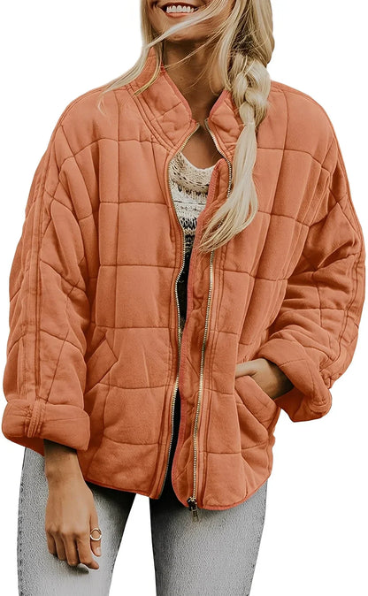 Veste oversize épaisse grande taille pour femme