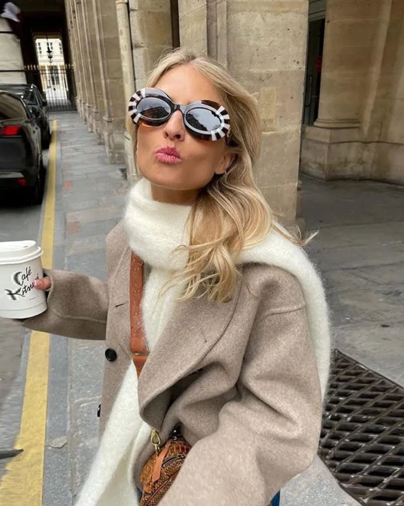 Manteau d'hiver confortable style moderne
