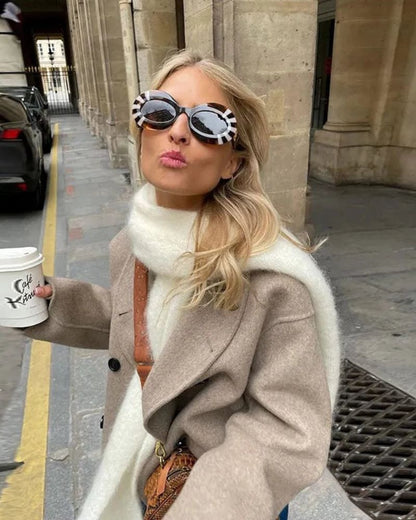 Manteau d'hiver confortable style moderne