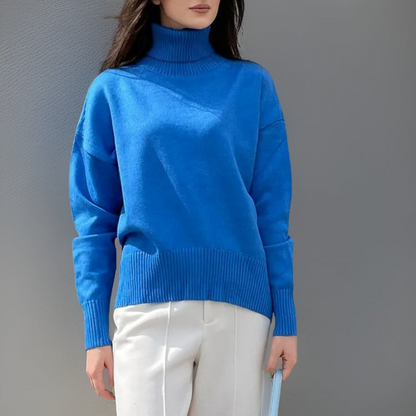 Femmes Col Roulé Chaud Hiver