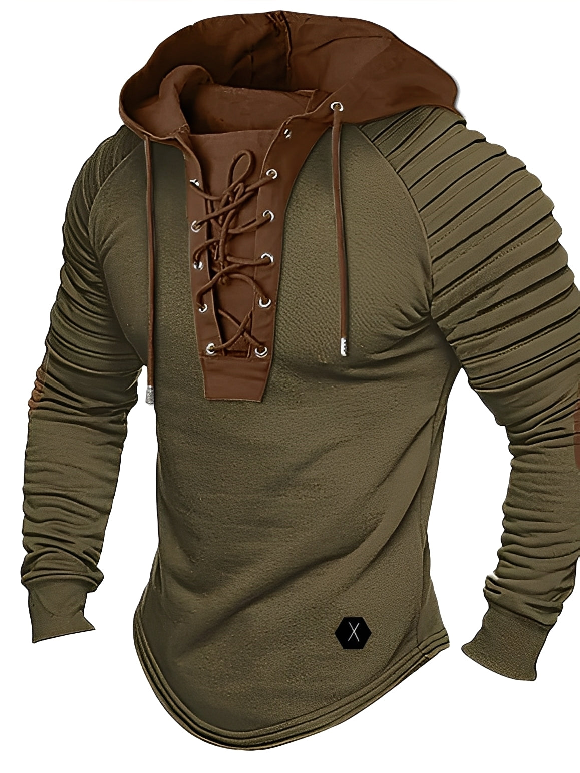 Pull à capuche en tricot confortable pour homme