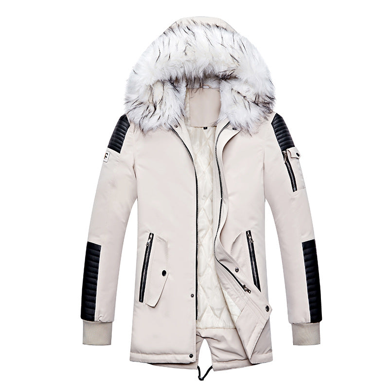 Herren Winterparka Mit Abnehmbarem Fellkragen - IdealeKleiden