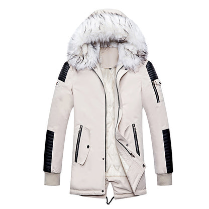 Herren Winterparka Mit Abnehmbarem Fellkragen - IdealeKleiden