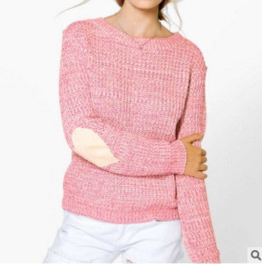 Pull tricoté pour femme, manches cœurs, mode féminine élégante
