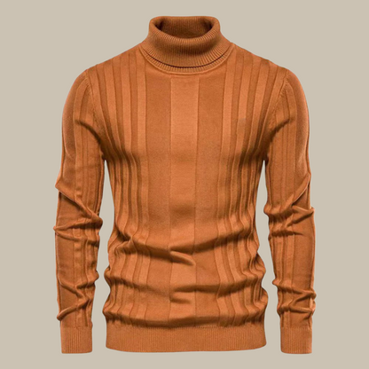 Pull-over col roulé homme élégant qualité luxe