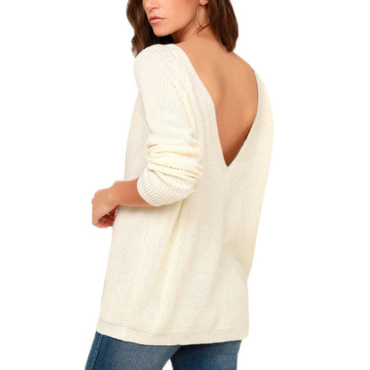 Pull tricoté ample pour femmes
