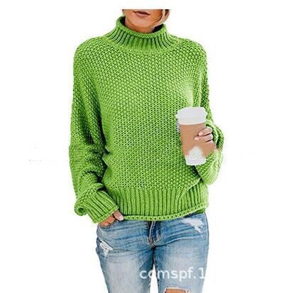 Pull-over femme en grosse maille doux et confortable