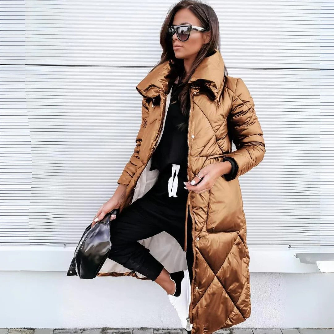 Parka long d'hiver chaud pour femme