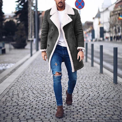 Manteau d'hiver homme doublé chaud isolé