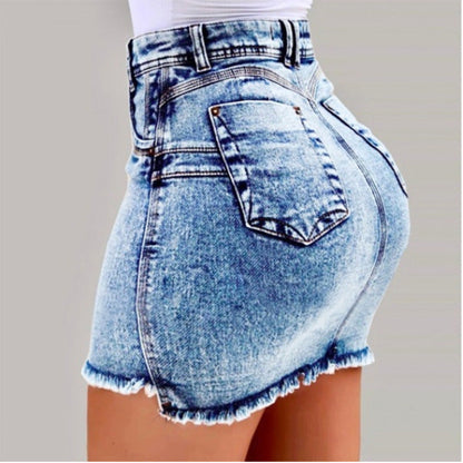 Mini-jupe femme moulante à franges