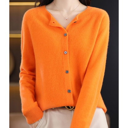 Gilet élégant pour femme avec col rond