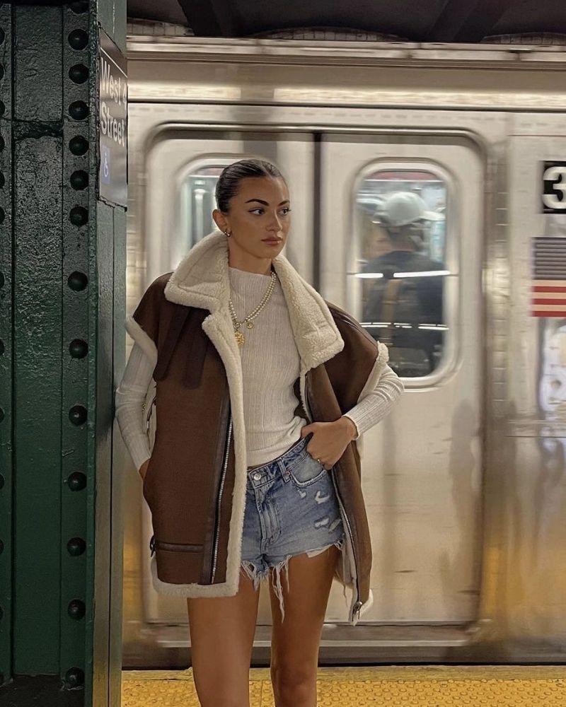 Sommerjacke Ärmellos Elegant - IdealeKleiden