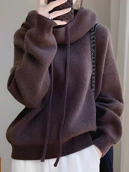 Hoddie en laine pour femme Doux et chaud