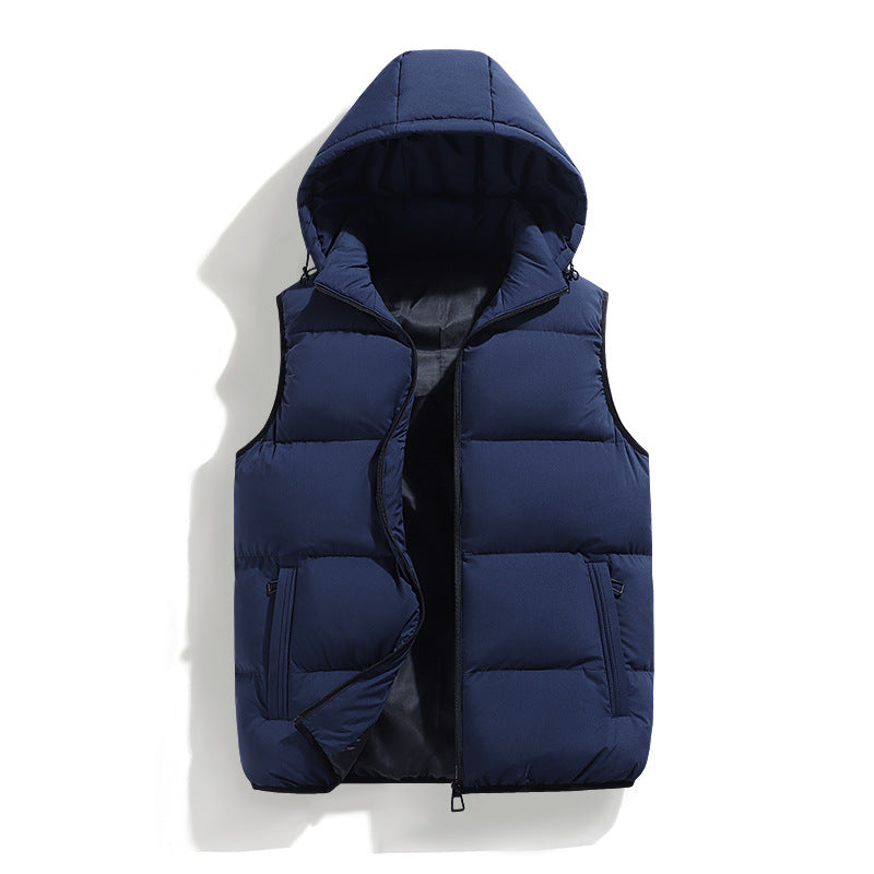 Gilet homme chaud à capuche moderne