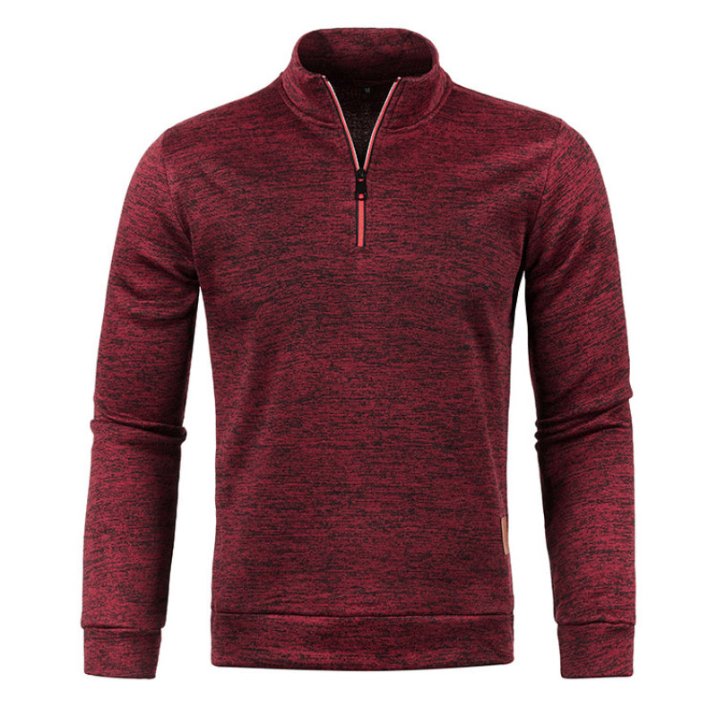Pull tricoté doux pour femme avec col polo
