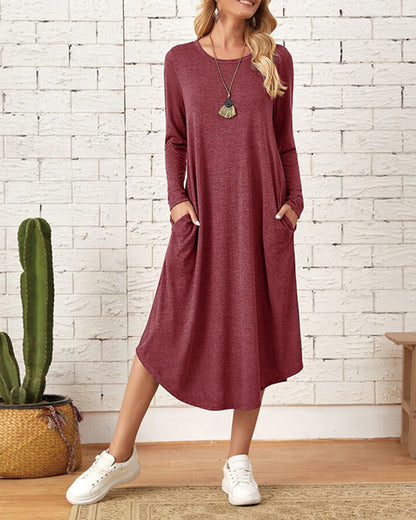 Robe d'été décontractée avec poches