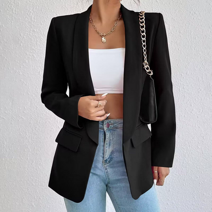 Blazer femme élégant à manches longues
