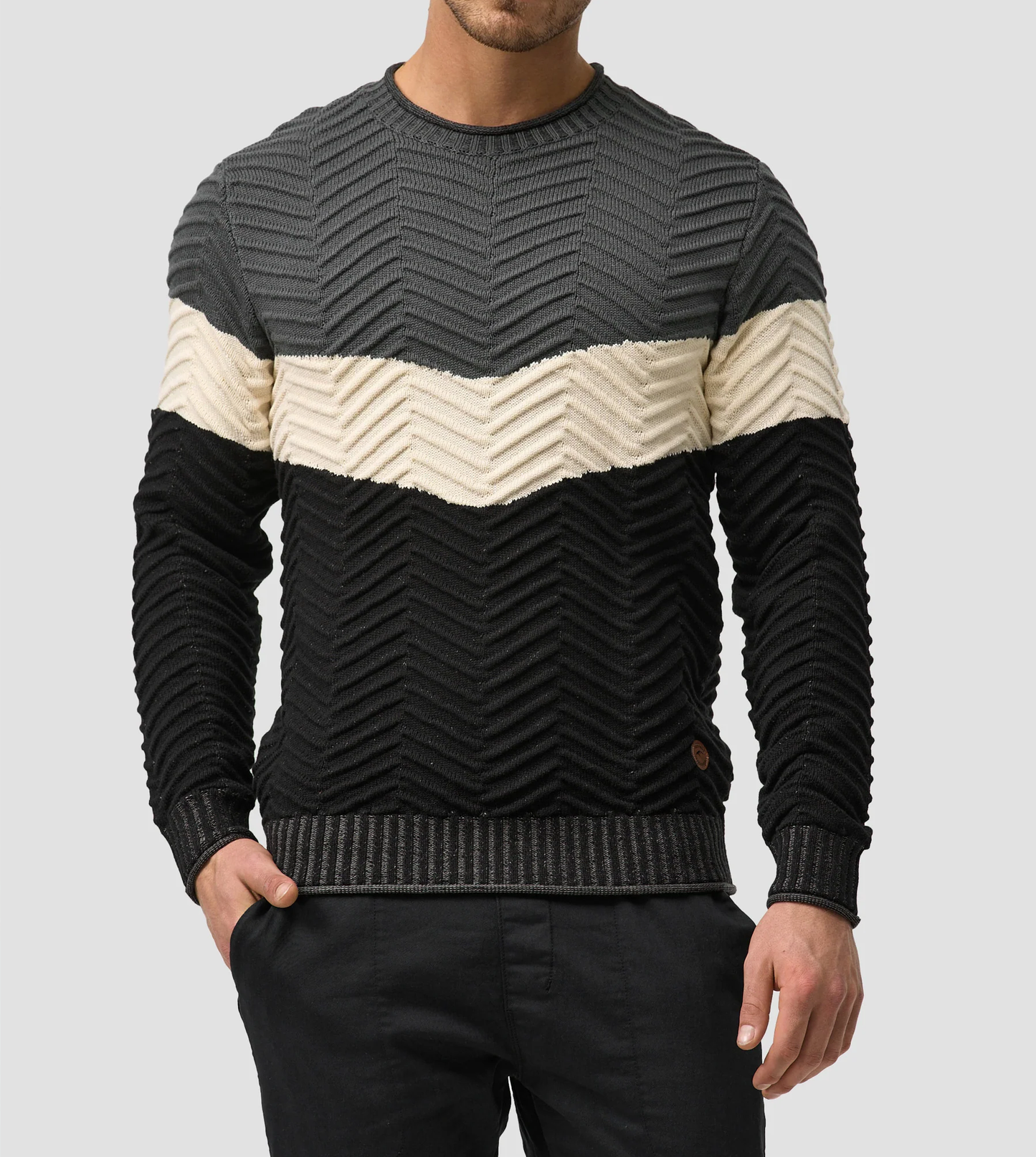 Pull Homme Italien Élégant Coton