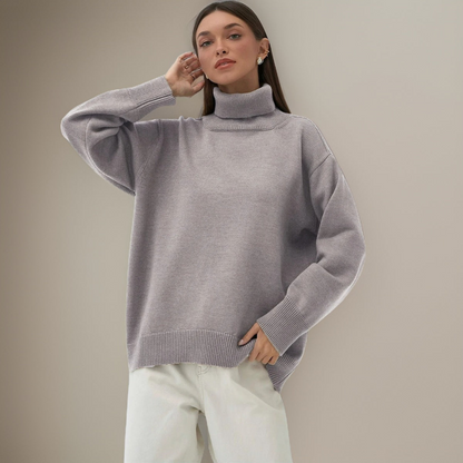 Femmes Col Roulé Chaud Hiver
