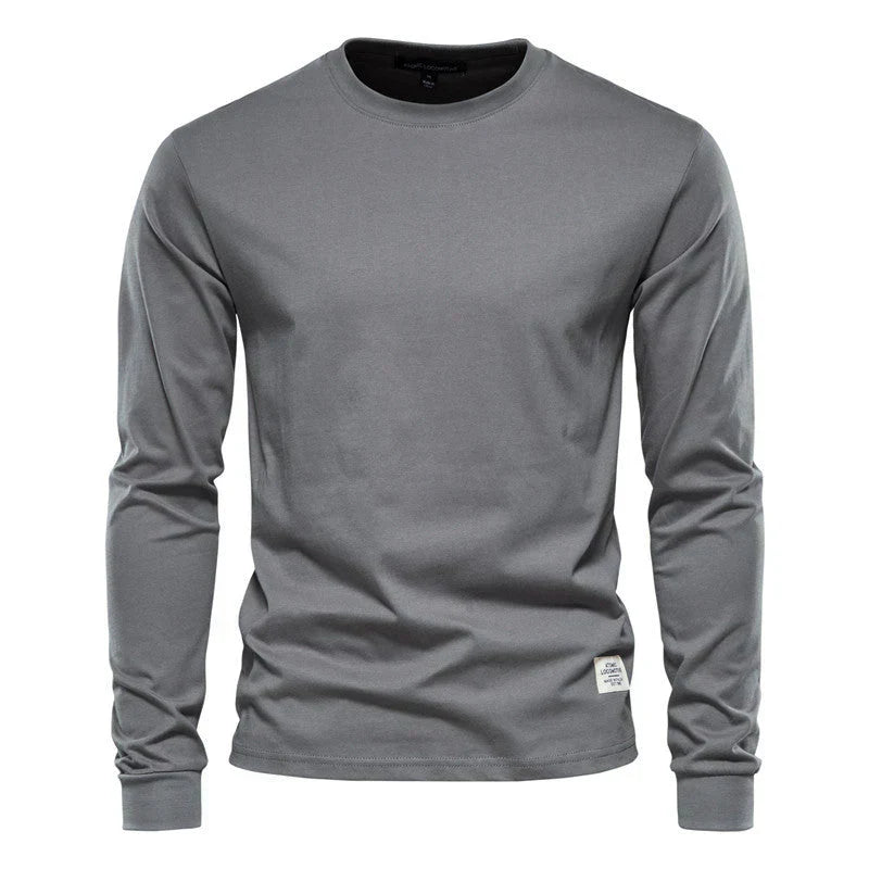 Chemise décontractée confortable à manches longues pour hommes