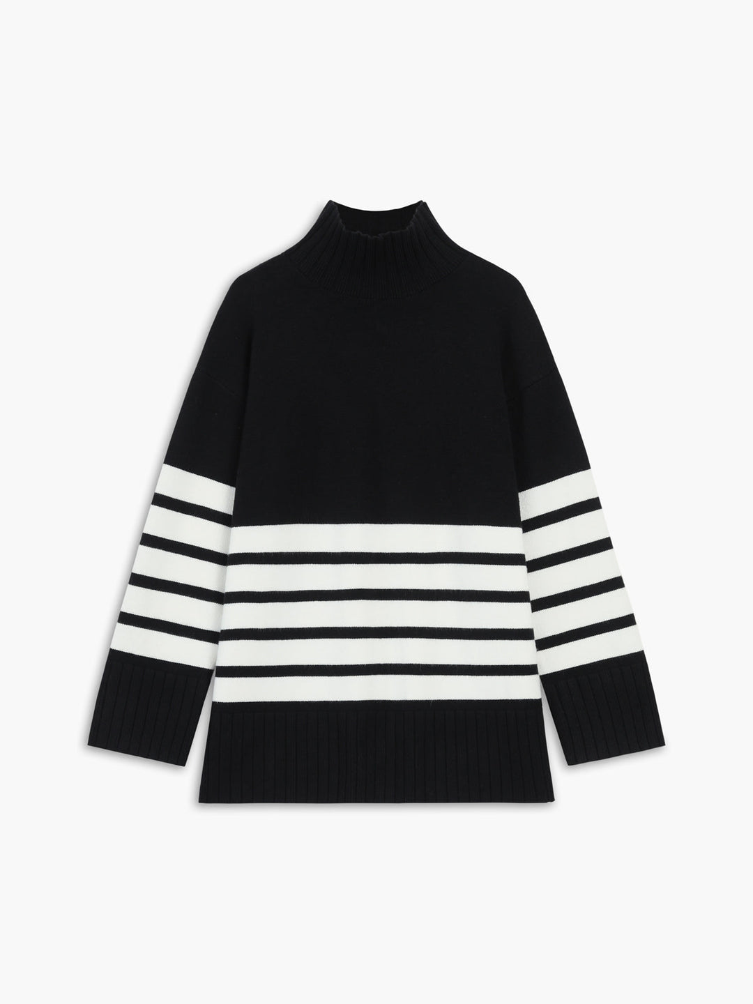 Pull rayé élégant pour femme