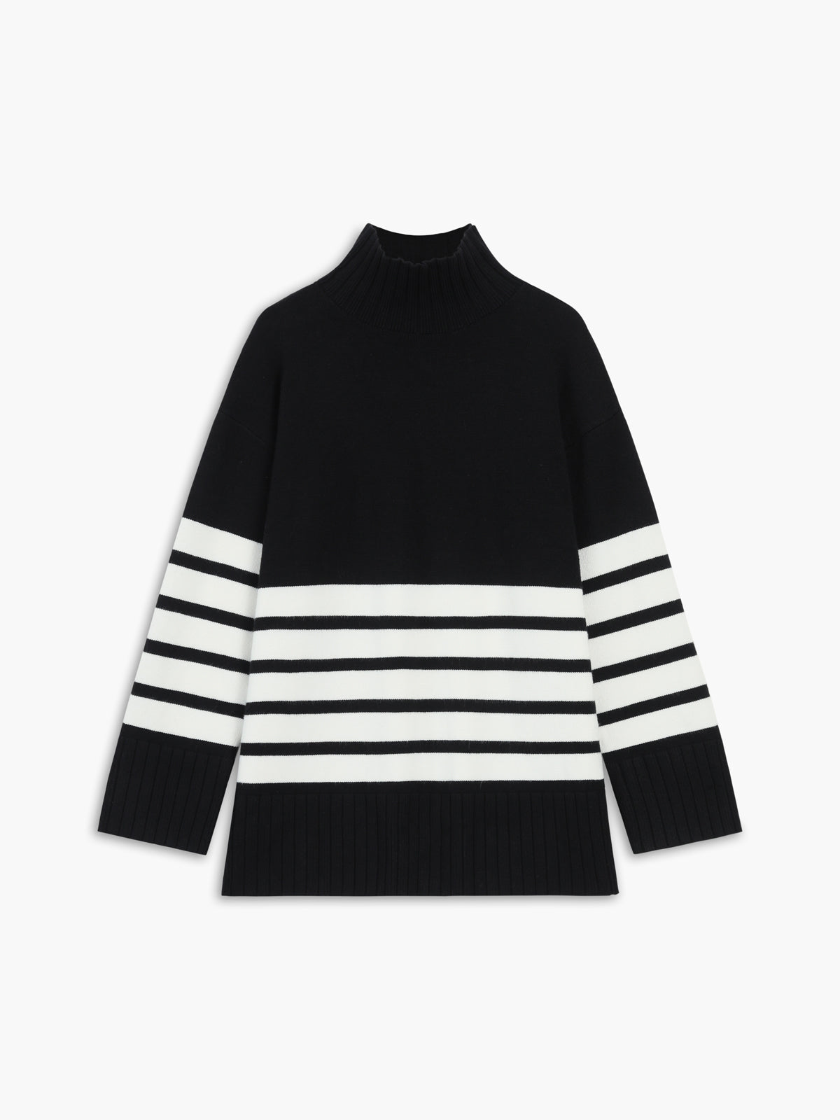 Pull rayé élégant pour femme