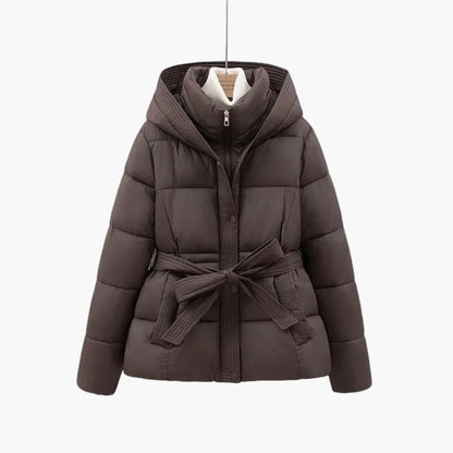 Isabella Doudoune d'hiver pour femme avec ceinture chaude et isolée