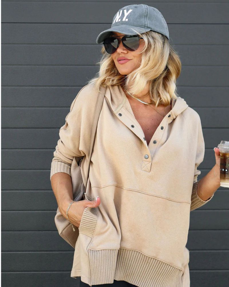 Sweat à capuche confortable pour femme