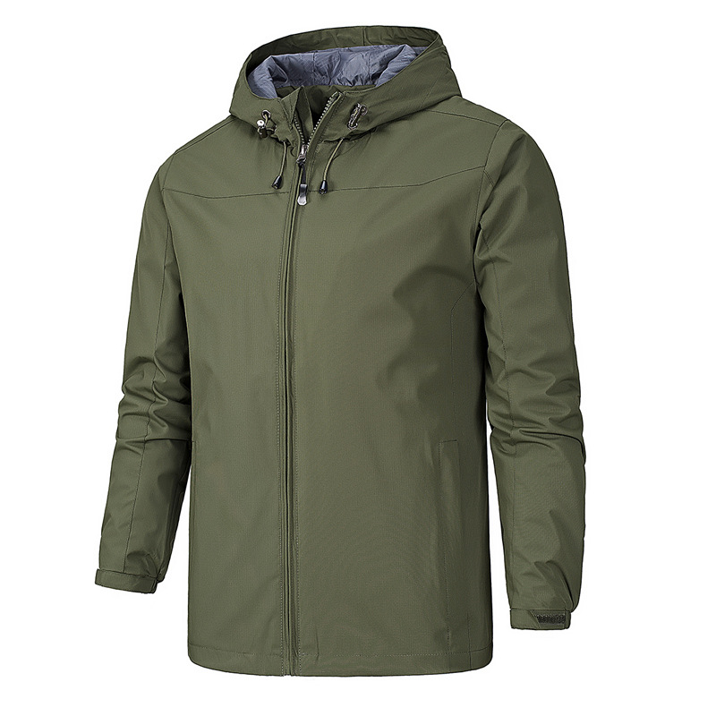 Veste à capuche zippée pour homme