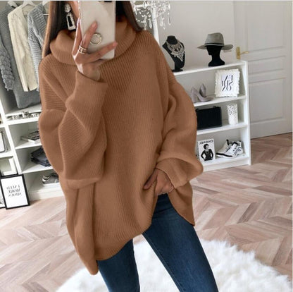 Pull en tricot pour femme Coupe ample et confortable