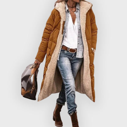 Manteau d'hiver matelassé et chaud pour femme