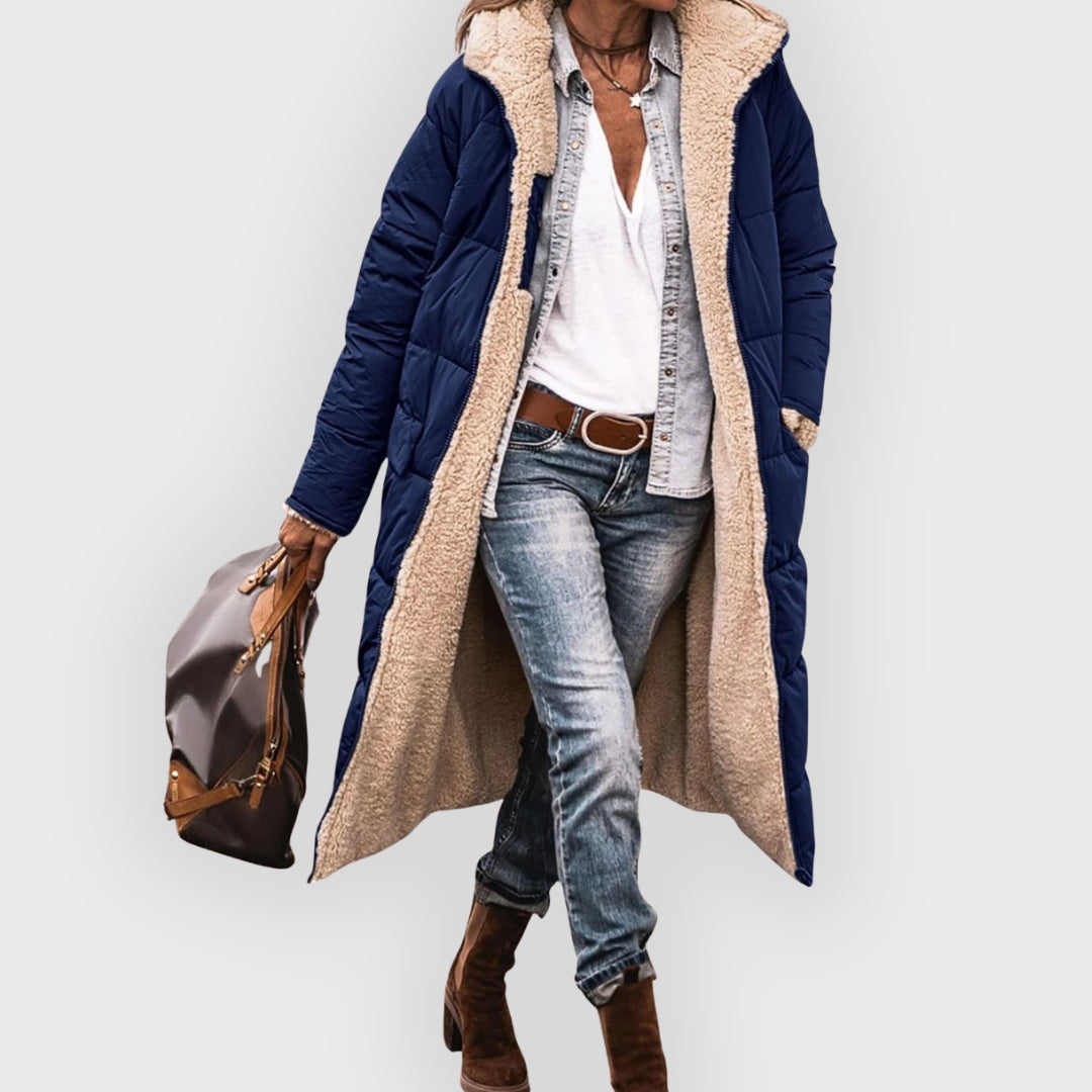 Manteau d'hiver matelassé et chaud pour femme