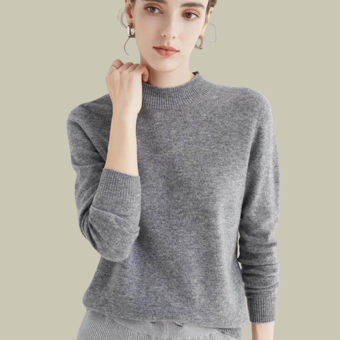 Pull chaud en laine mérinos pour femme