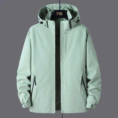 Imperméable unisexe stylé avec capuche